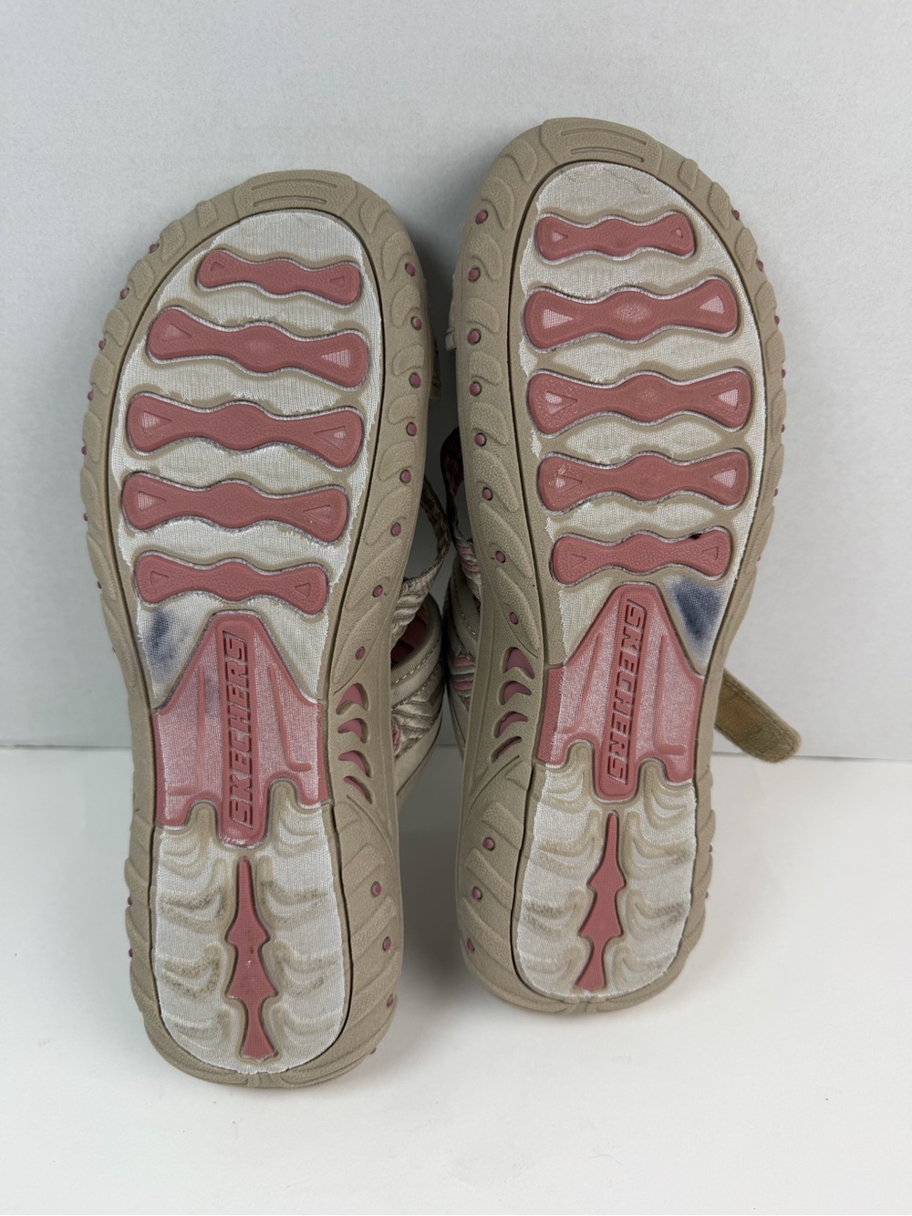 Skechers Women's Tan Reggae Strap Thong Sandals Size 10 Outdoor Lifestyle - Picture 9 of 11